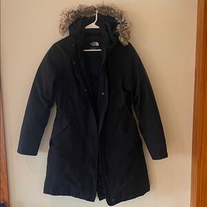 The North Face Women's Navy Blue Parka Coat